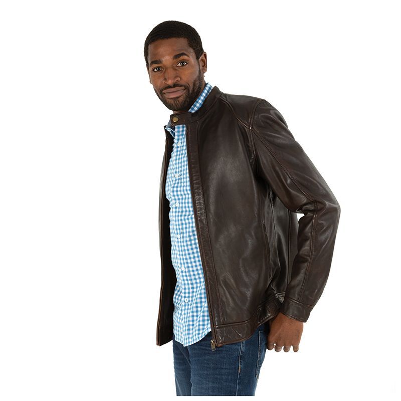 Old Khaki Men's Kenzo Leather Jacket (800 x 800 Pixel)
