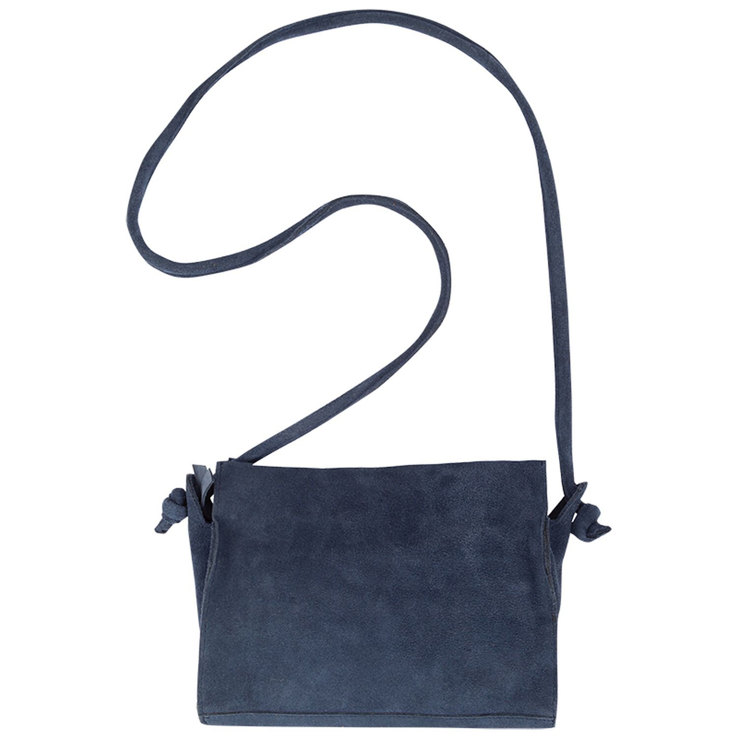 navy suede crossbody bag