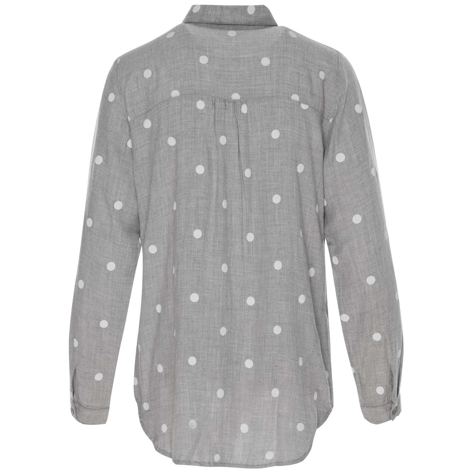 ladies white denim shirt