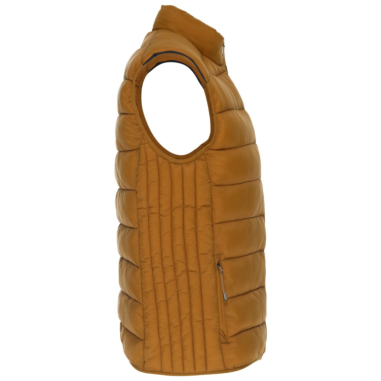 old khaki puffer jacket